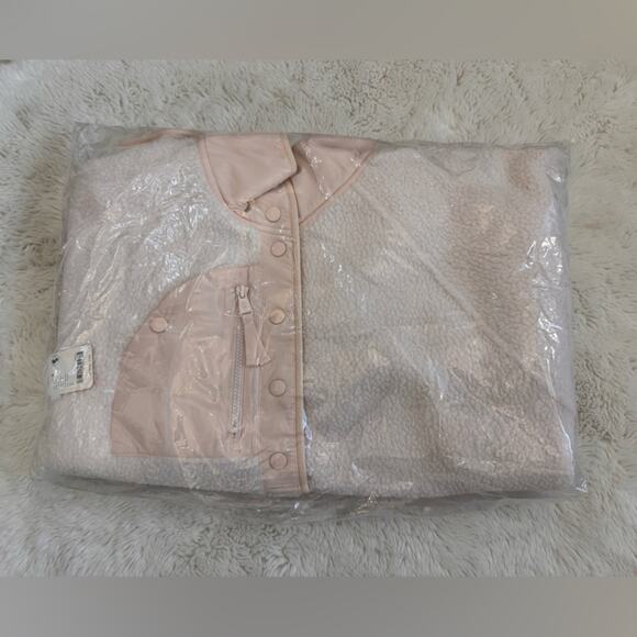 NEW FREE PEOPLE x HATCH MEDIUM Hit The Slopes Fleece Jacket ~ L - Picture 5 of 9